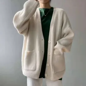 Stylish Fashionable Comfortable Cozy New Casual Slim Knitted Long Sleeve Cardigan Sweater