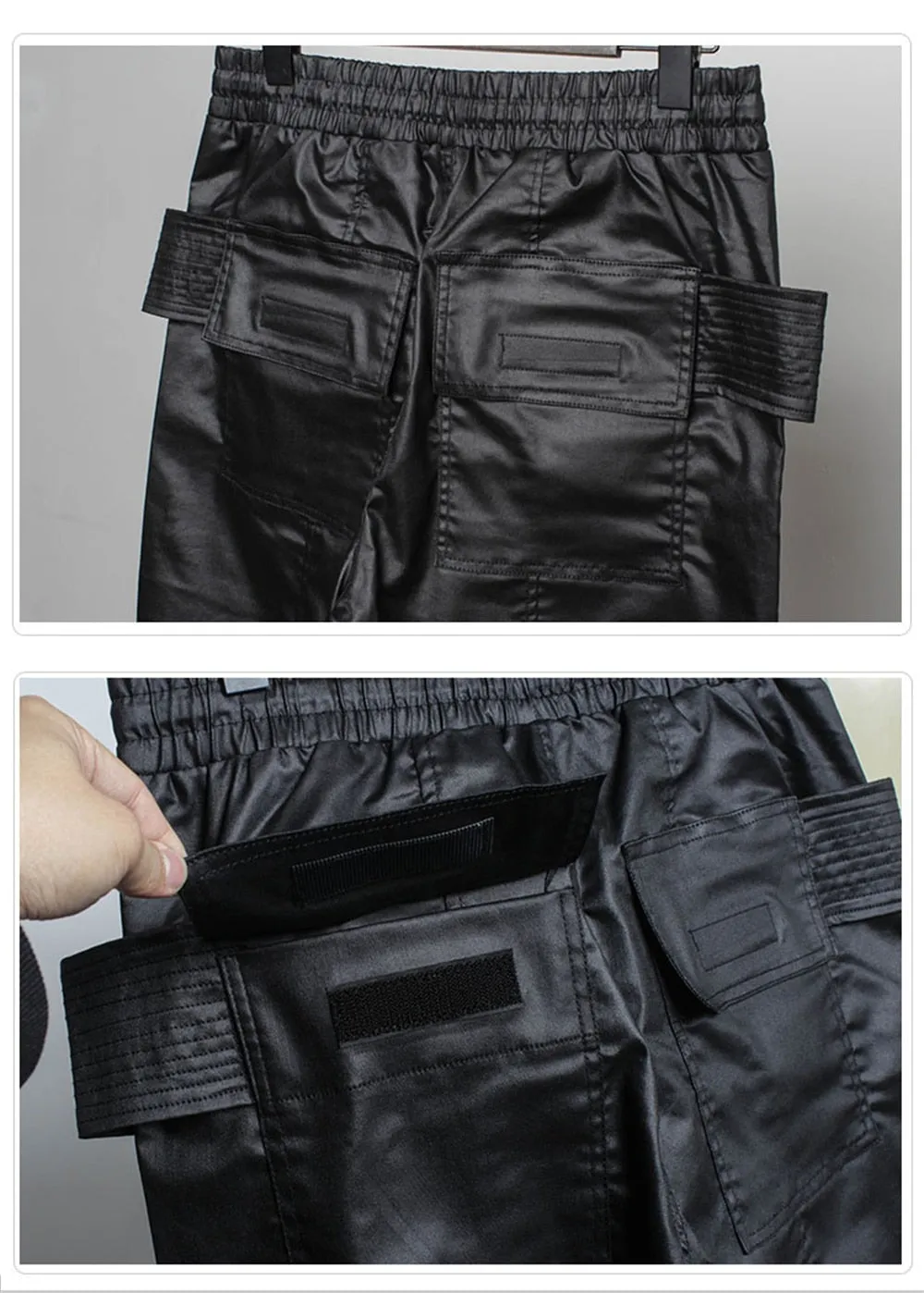 Technical Coated Cargo Pants