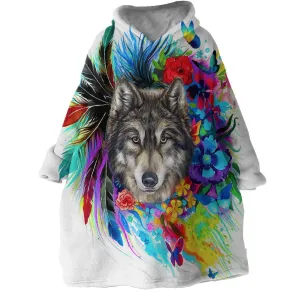 The Original Wolf Spirit Wearable Blanket Hoodie