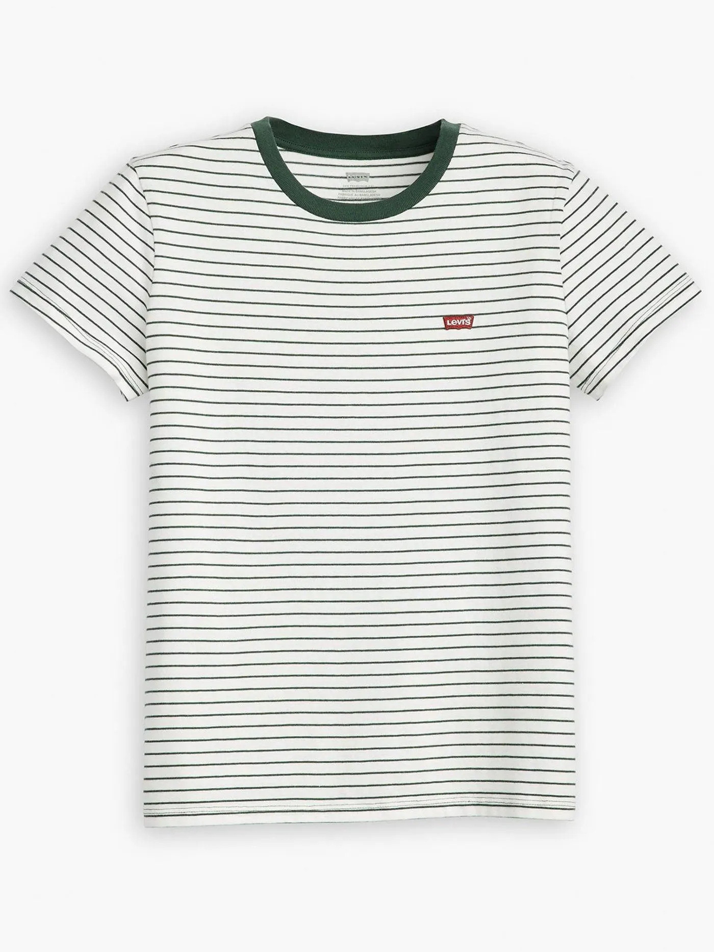 The Perfect Tessa Stripe Python Green T-Shirt