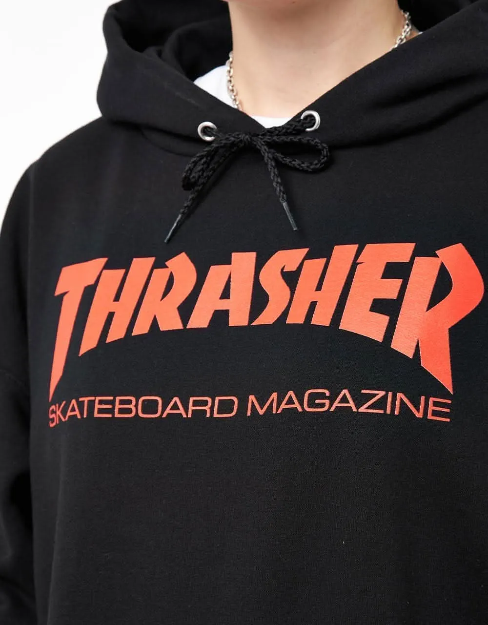 Thrasher Skate Mag Pullover Hoodie - Black/Red