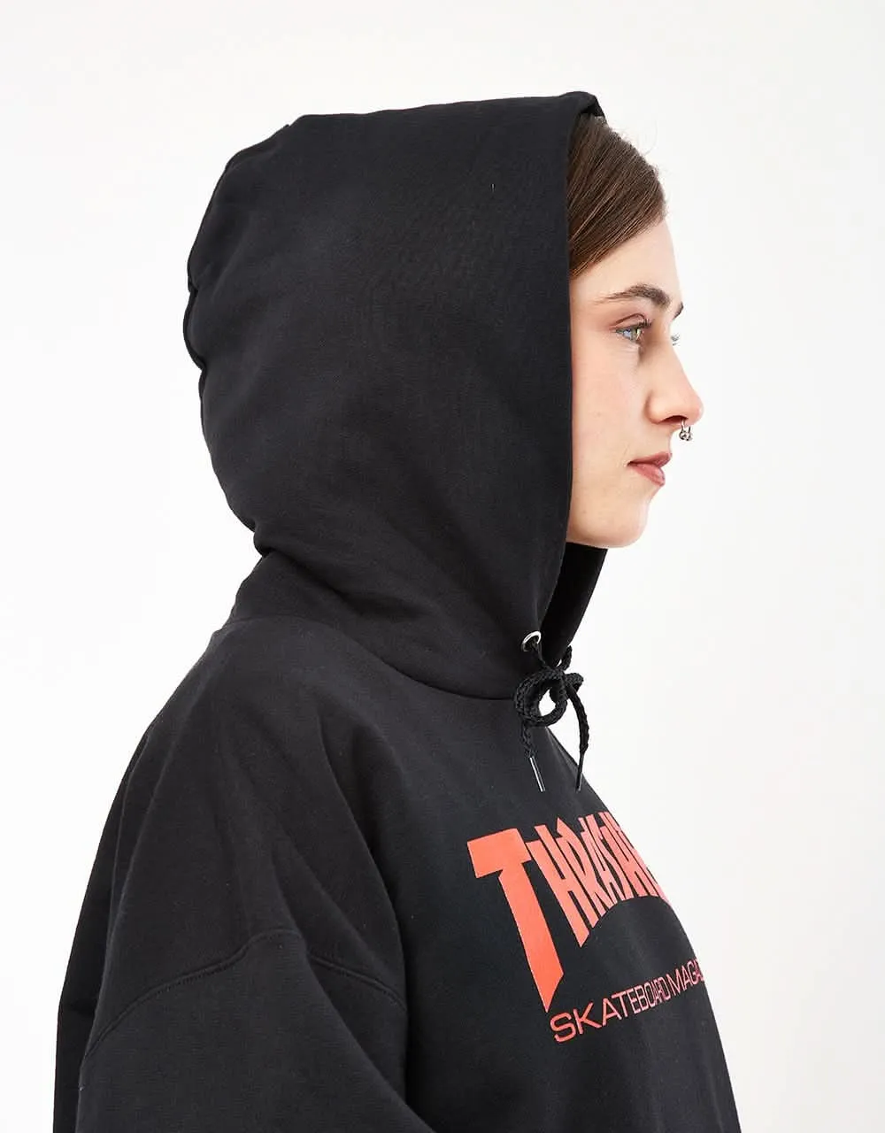 Thrasher Skate Mag Pullover Hoodie - Black/Red