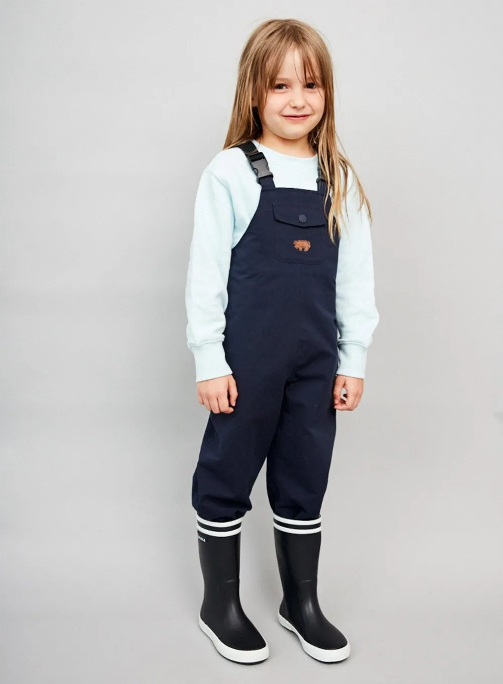 Toastie Classic Waterproof Overalls in Navy