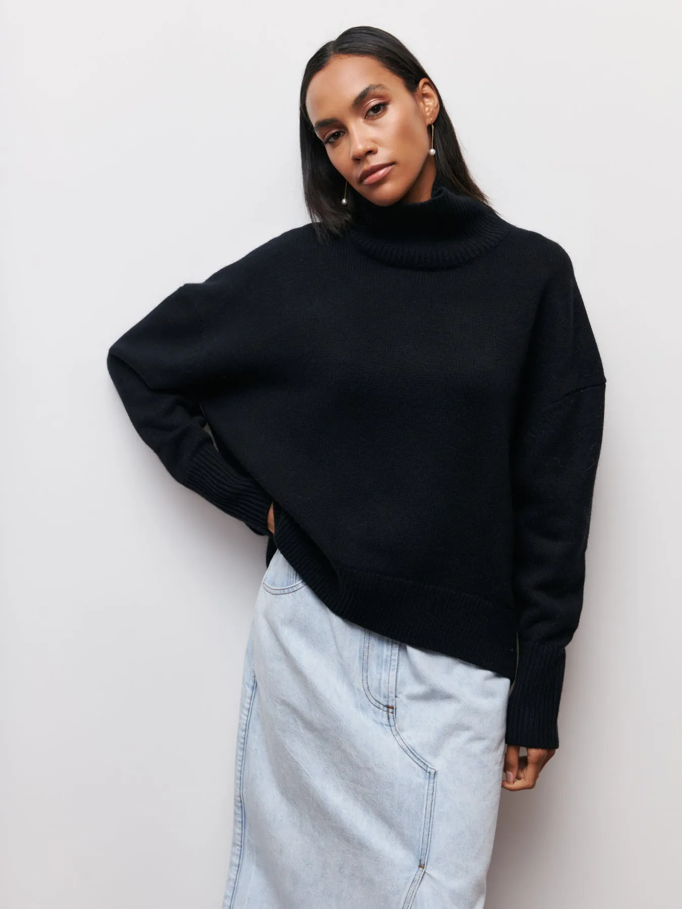 Turtleneck cozy sweater