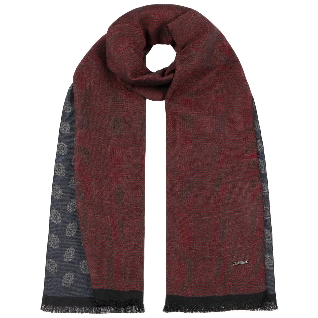 Two Sides Cotton Scarf by Stetson