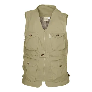 Vent Back Livingstone Vest for Men - Khaki