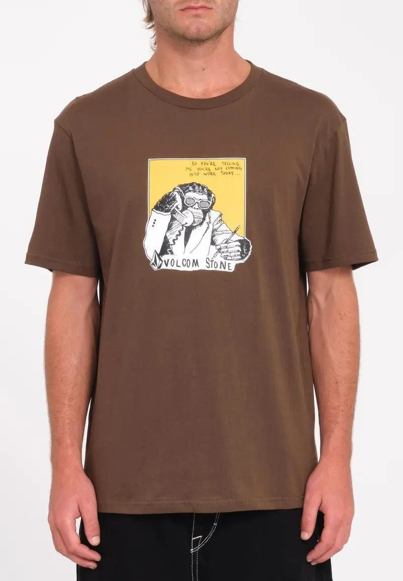 Volcom Chimp Mens Tee Wren