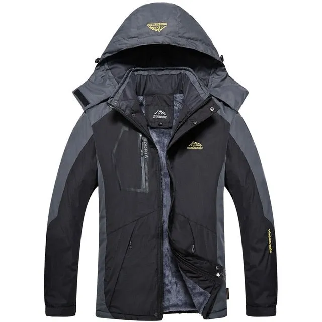 Winter Men Outdoor Jacket Waterproof Warm Coats