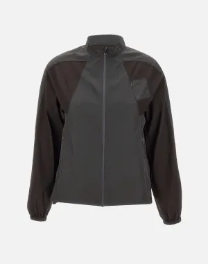 Women's Anthracite Grey Windbreaker Jacket