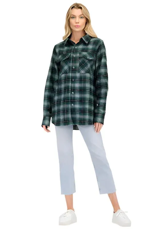 Womens Boyfriend Flannel Shirts