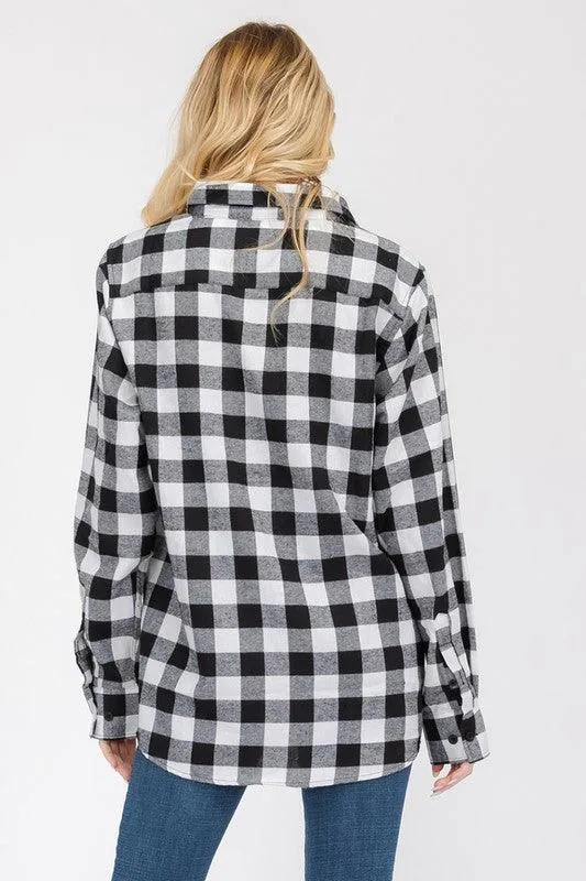 Womens Boyfriend Flannel Shirts