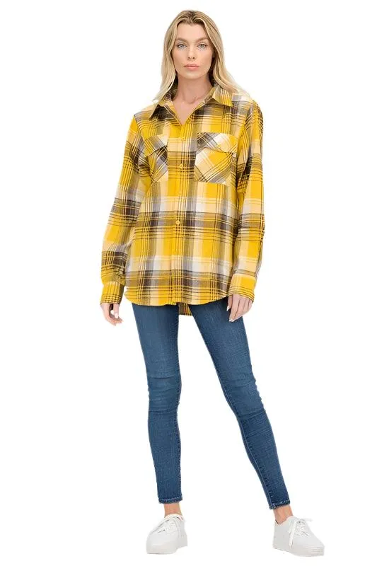 Womens Boyfriend Flannel Shirts