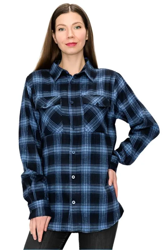 Womens Boyfriend Flannel Shirts