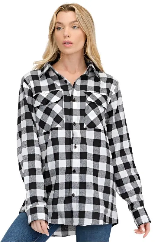 Womens Boyfriend Flannel Shirts