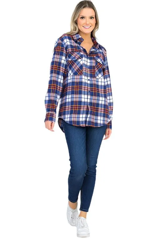 Womens Boyfriend Flannel Shirts