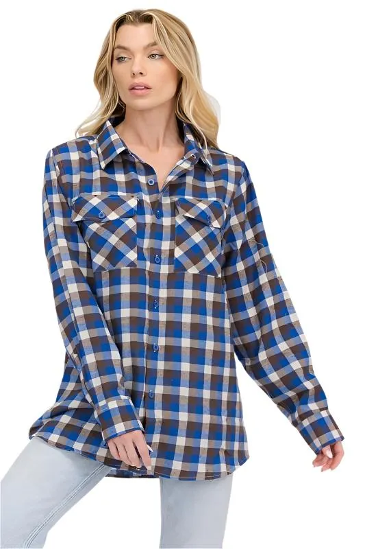 Womens Boyfriend Flannel Shirts