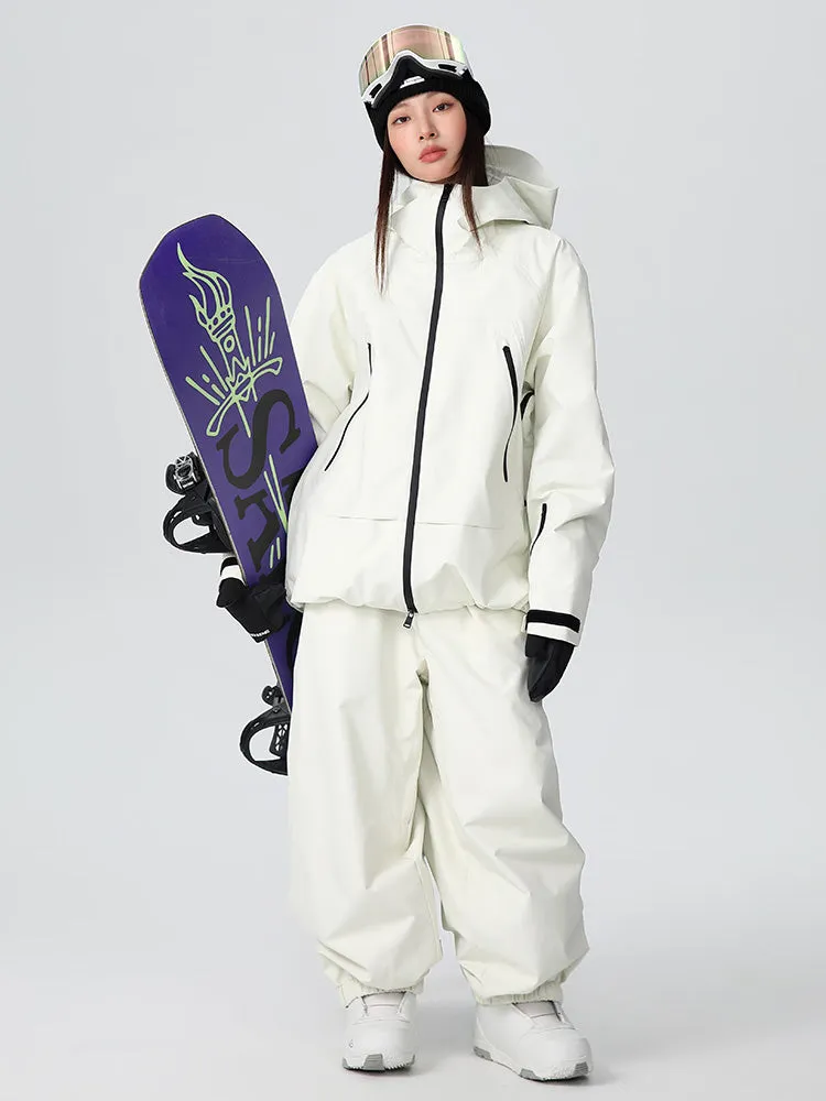 Women's Searipe Unisex Durable Mountain Pro All-Weather Baggy Snow Suit