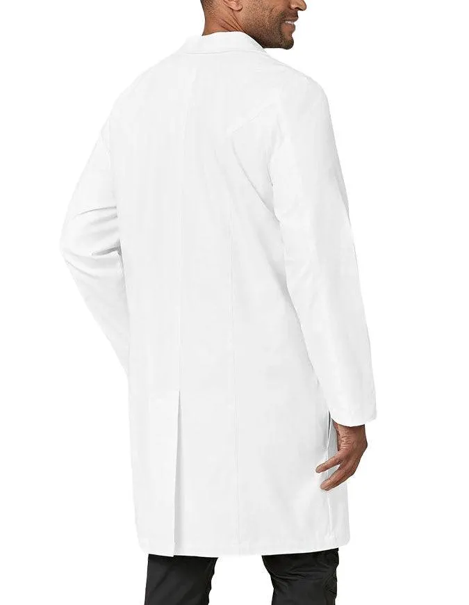 WonderWink Slate 38 Inch Men's Welt Pocket Lab Coat