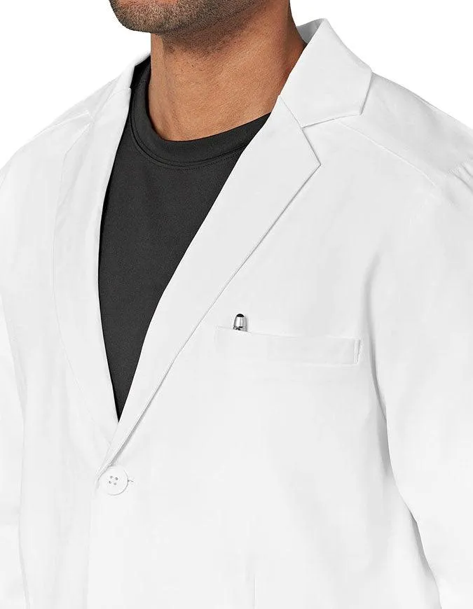 WonderWink Slate 38 Inch Men's Welt Pocket Lab Coat