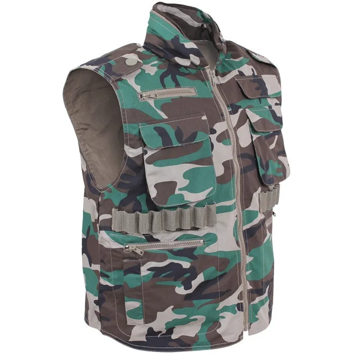 Woodland Camouflage - Tactical Outdoor Military Ranger Vest