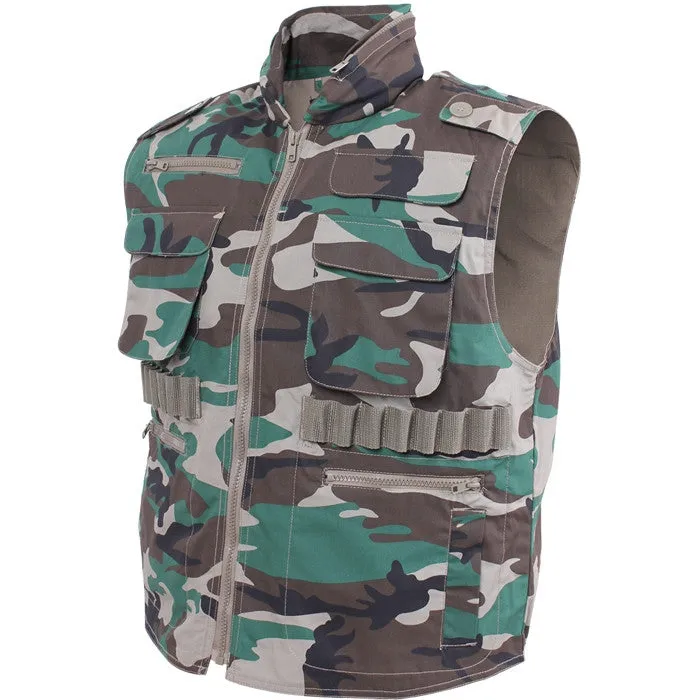 Woodland Camouflage - Tactical Outdoor Military Ranger Vest